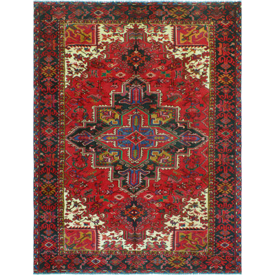 Khylar Heriz Papatya Burgundy Rug