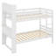 Lit superposé simple au-dessus de simple avec tablettes, lit en bois d'hévéa avec tête de lit à tablettes, barrières de sécurité et échelle, convertible en 2 lits-1399449281