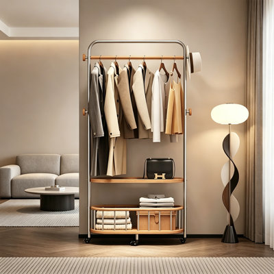Luxury Rolling Hall Tree Rack