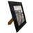 13" Distressed Finish Rectangular 8" x 10" Photo Picture Frame - Black