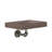 Wakefield Wall Shelf Kit, with pipe effect brackets