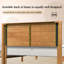 Lit plateforme en bois massif avec tête de lit 48,6 po Dezera-910788871-910788869