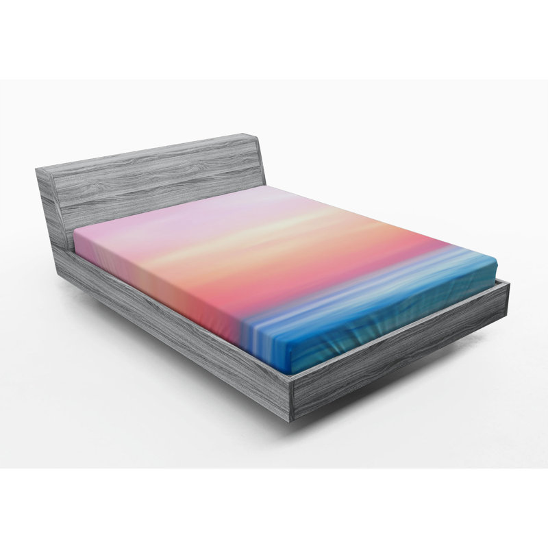 Microfiber Sea Fitted Sheet, Full Fitted Sheet, Sea 2