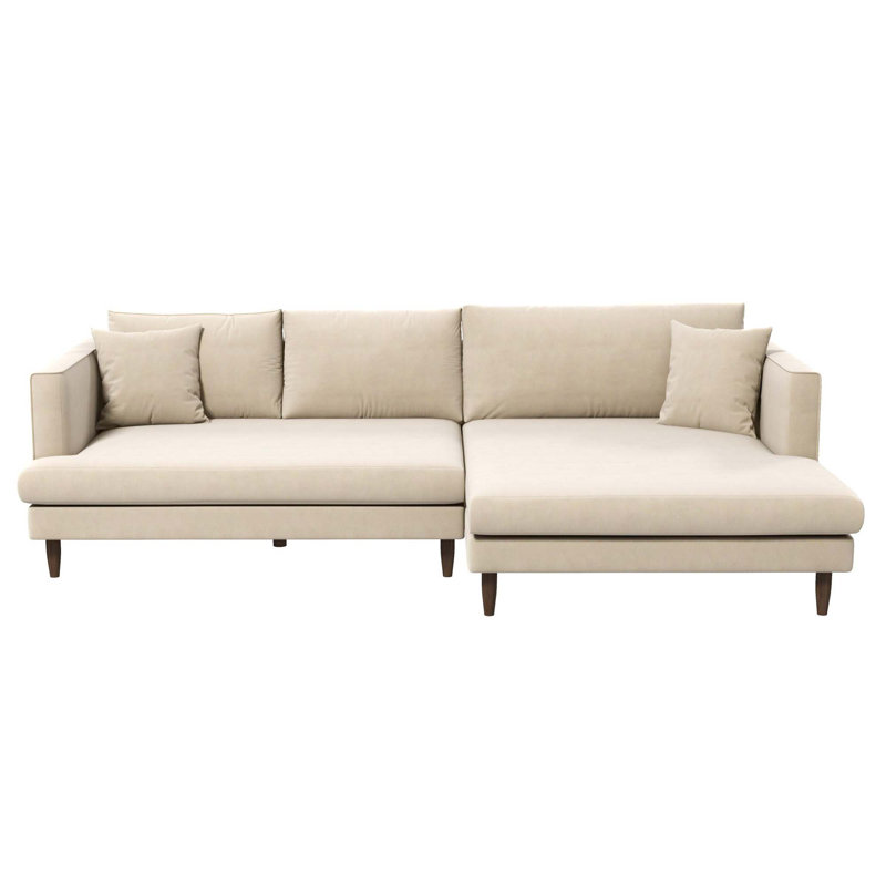 Canapé modulaire en forme de L Charmant Blake avec confort et style orientés vers la droite
