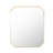 Kellett Octagon Aluminum Framed Modern Bathroom Wall Mirror-717295527-717295526