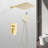 10 Inch Shower Head Bathroom Luxury Rain Mixer Shower Complete Combo Set Wall Mounted-122404493