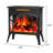 Freestanding Fireplace With Electronic Temperature Control