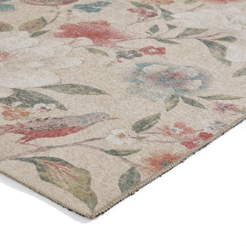CL - Pippa Floral Natural - 076 x 230, Rectangle 76 x 150 cm