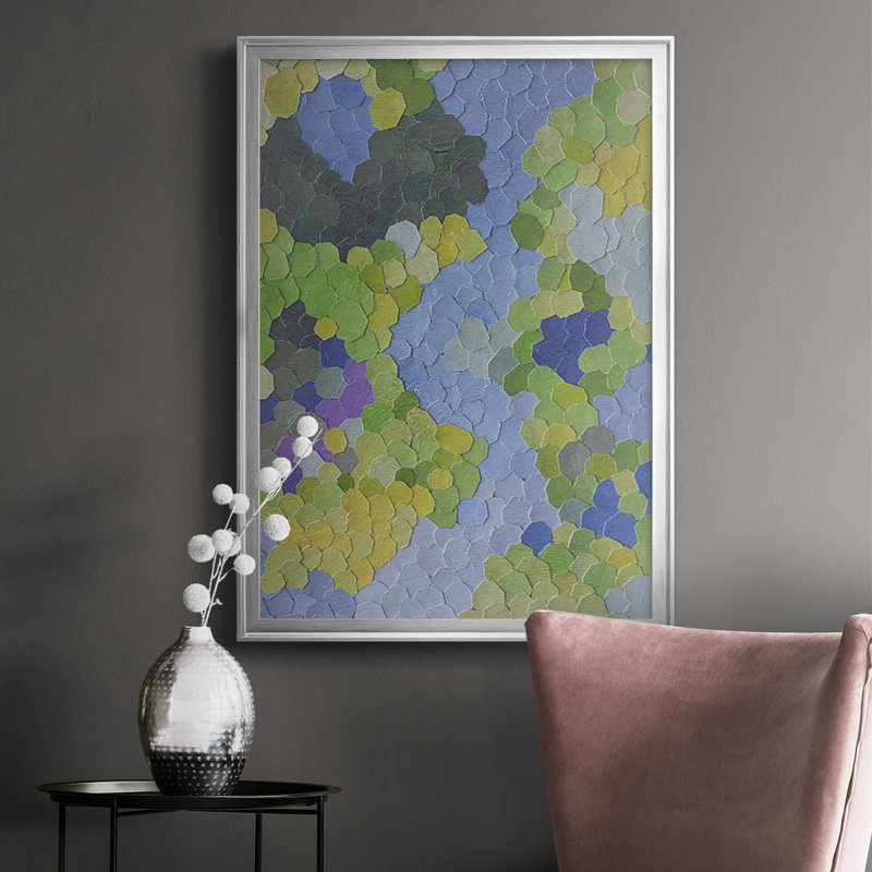 Estes Park par Coco Good Print, H 36,5 po x l 26,5 po x P 1 po, Argent
