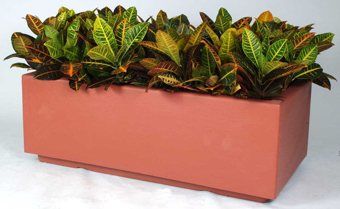 Junita Planter Box, Pure White, 30" H x 48" W x 24" D