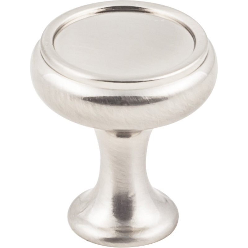 1 1/8" Diameter Mushroom Knob Multipack, Satin Nickel