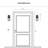 1-light 12 In. H Matte Black Motion Sensing Outdoor Wall Sconce With Dusk To Dawn (Set of 2)