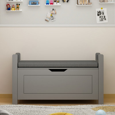 Banc de rangement rembourré l 35 po