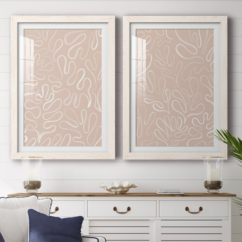Matisse pièces III-Premium, reproduction encadrée - prête à être accrochée, Cadre blanc, H 36,5 po x l 53 po x P 1,5 po