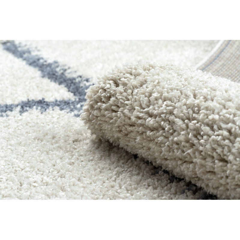 Berber Geometric Area Rug, Rectangle 80 x 150cm