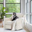 Chaise berçante en tissu-557180702