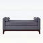 Élégant banc rembourré avec 2 coussins-965811933