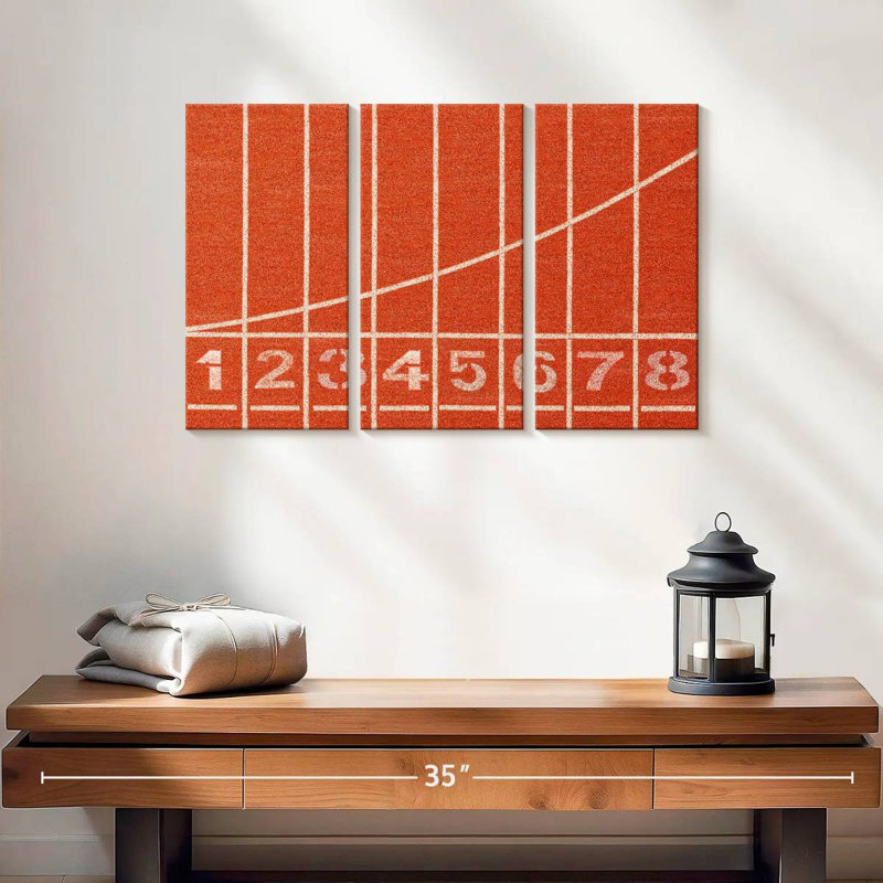 Running Track Starting Line, 14" H x 23" W