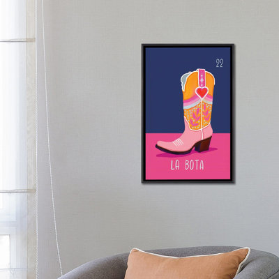 La Bota The Boot - Wall Art Print - Framed Canvas