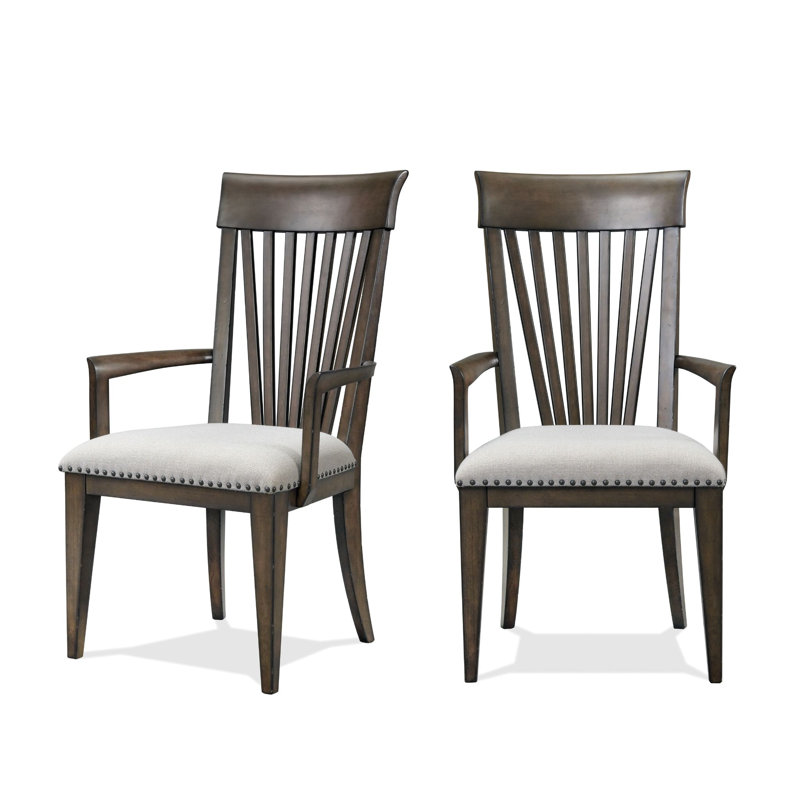 Ensemble de 2 fauteuils Minakshi Roundhill Grant, beige