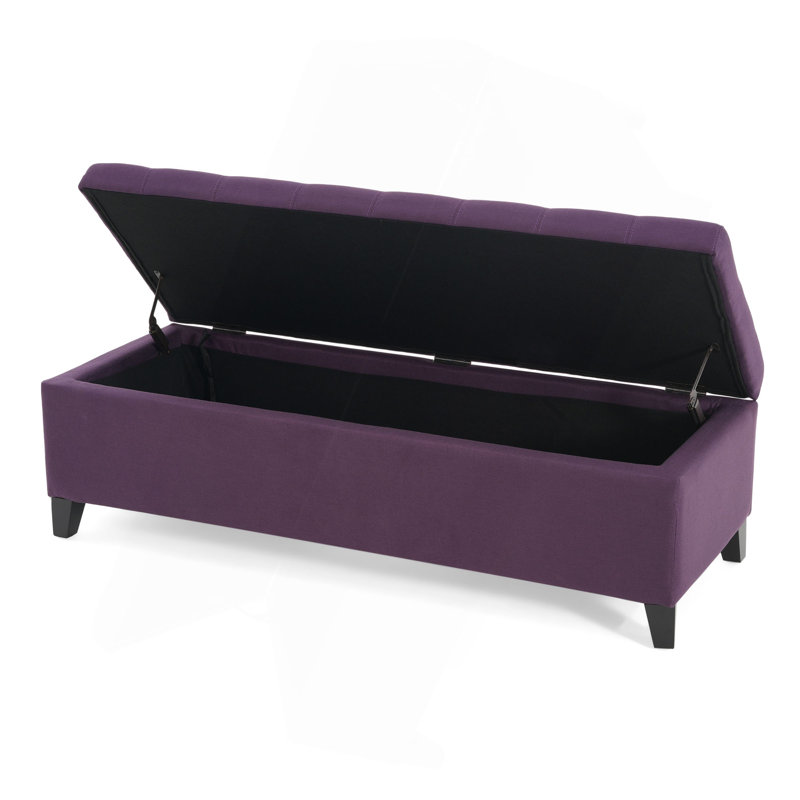 OTTOMAN DE RANGEMENT EN Mauve （OTTOMAN SEULEMENT)