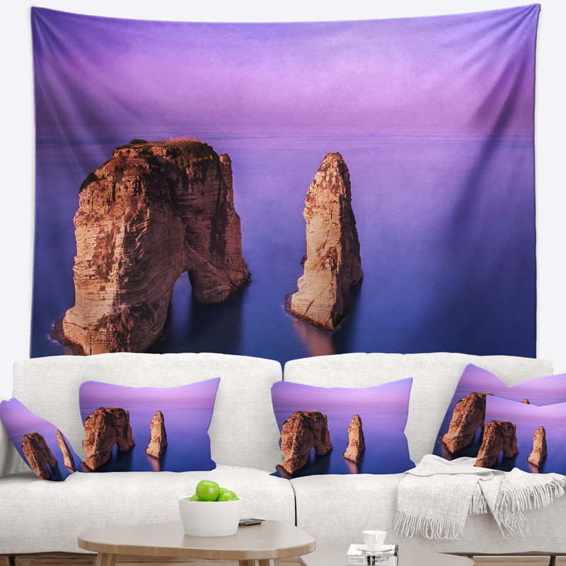 Tapisserie Rawcha Rock on Sunset, H 32 po x l 39 po