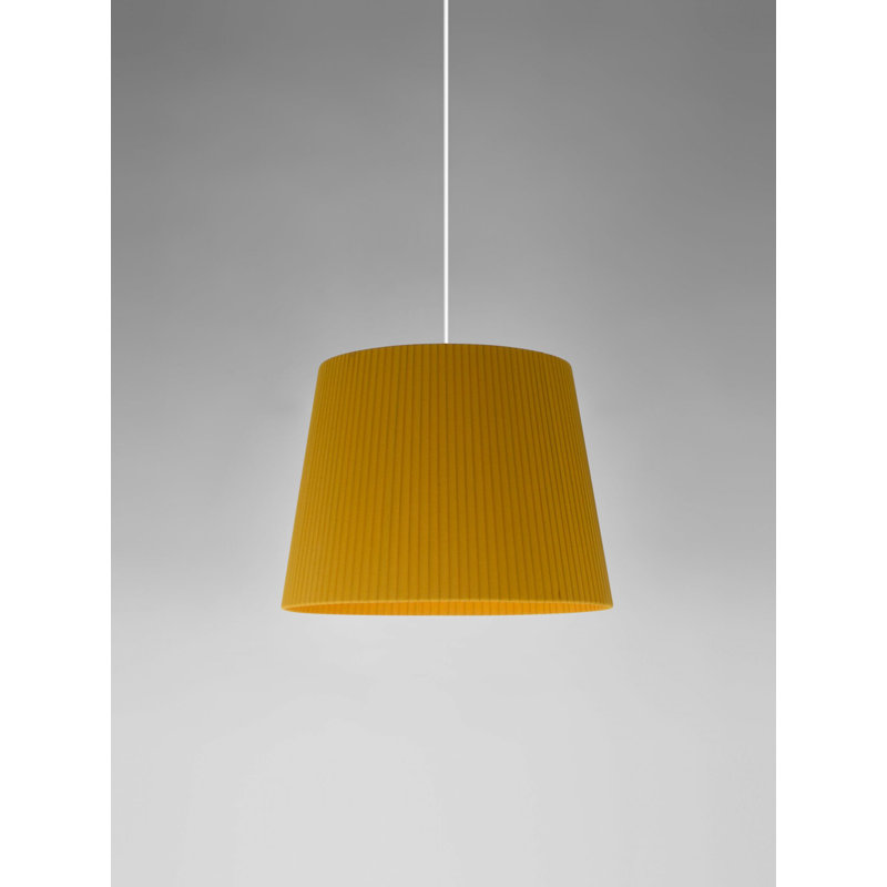 MT1, 128.6" H x 14" W x 14" D, Mustard Raw, White/Textured White