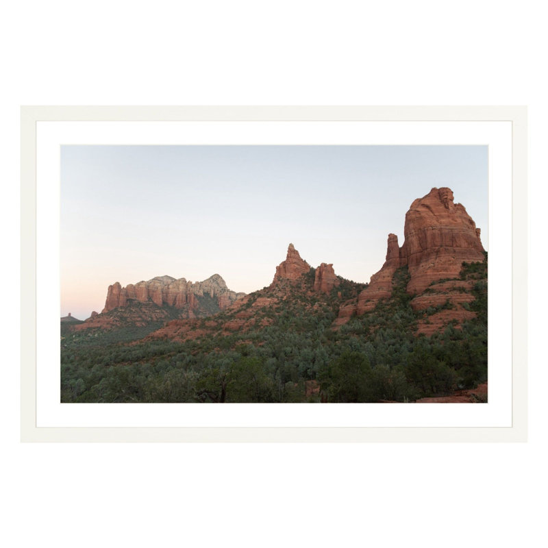 Boynton Canyon by Amanda Anderson, White, 28" H x 42" W x 2.25" D