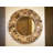 Wood Round Wall Mirror