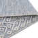 Global Recycled Standard Pearly Hand-Woven Loop Pile Recycled Rug Denim Blue