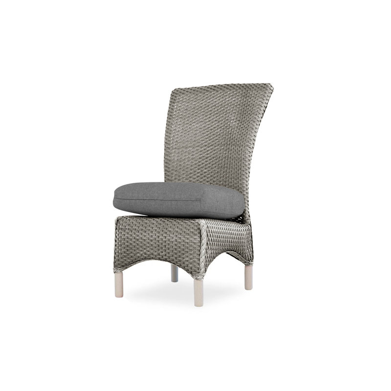 Mandalay Outdoor Dining Armchair, Remy Graphite, Pewter