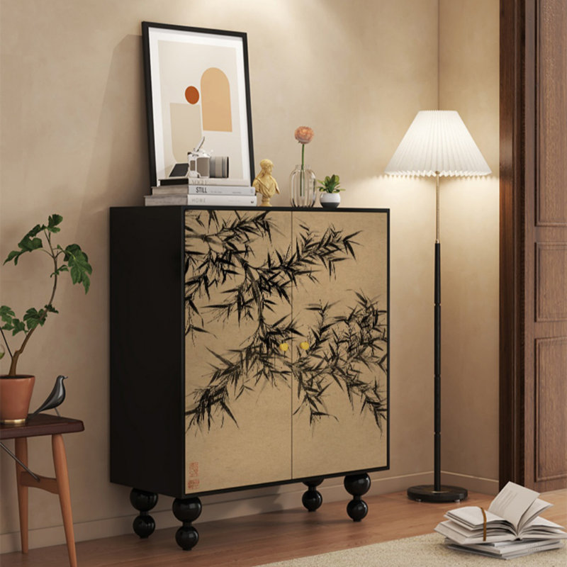 Armoire d'appoint en bois massif Home Vintage