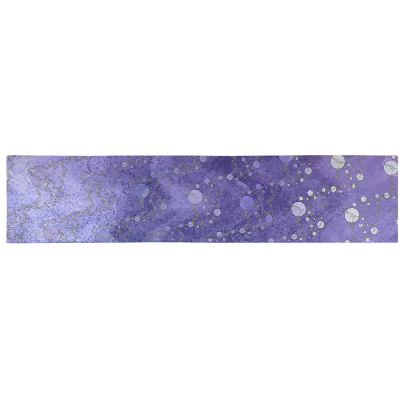 Avicia Planets Stars Table Runner, 72" L x 16" W, Blue/Purple