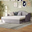 Lit de jour simple, lit allongé avec tiroirs de rangement-869960724