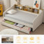 Guisselle Upholstered Twin 2 Drawers Storage Daybed with Shelf Headboard-714781695