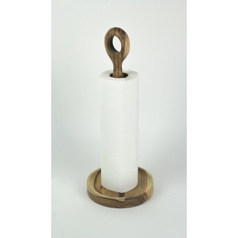 Wood Paper Towel Holder