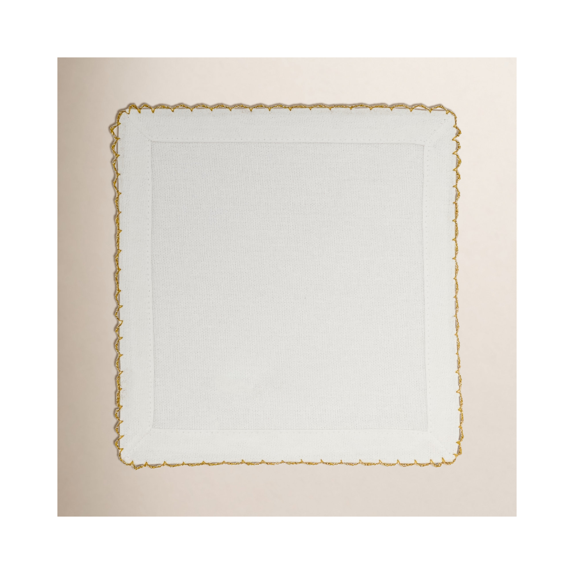 Vessie 20" Cotton Napkin, Gold, 18" x 18"
