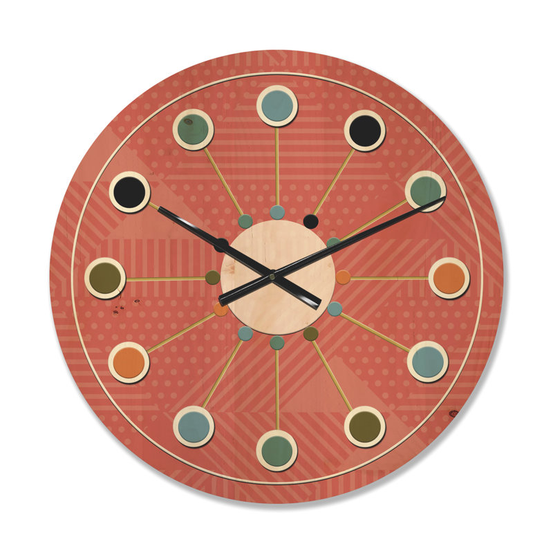 Solid Wood Wall Clock, Medium