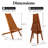 Lois Folding Deck Chair