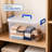 Basicwise Clear Storage Bins with Lids and Handles -Large Stackable Plastic Containers, Set of 3 - Durable Organizer Totes for Home, Office, Closet, Pantry, Moving, RV, Freezer - Clear