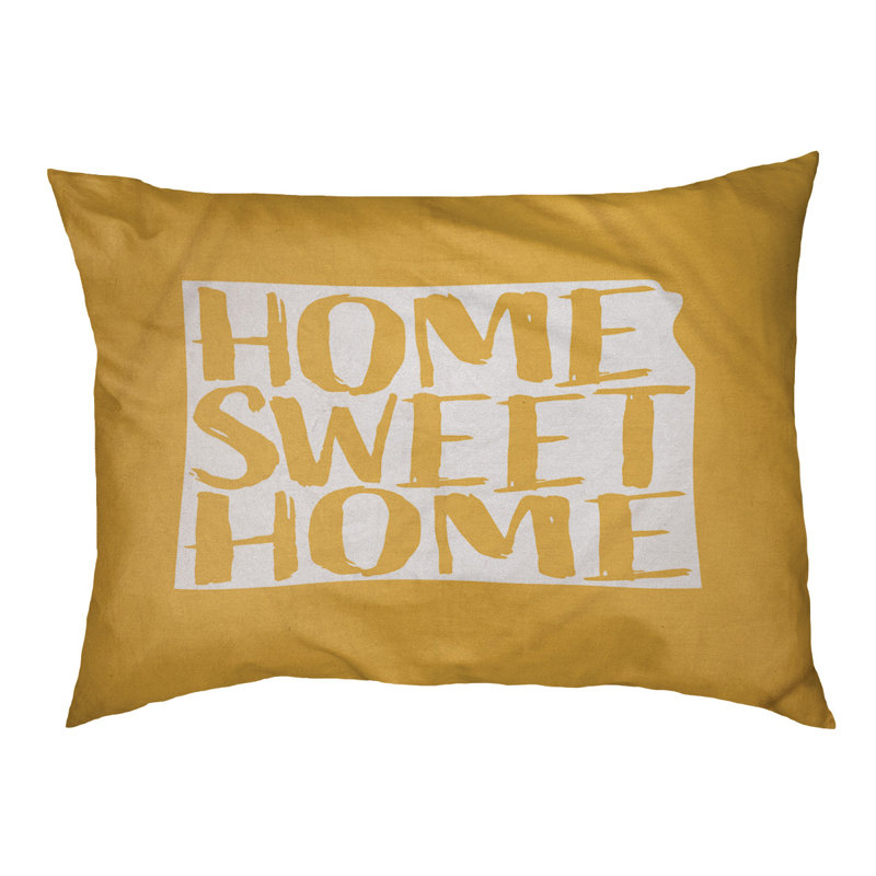 Oreiller pour chien d’intérieur doux kansas home, Moyen (H 6,5 po x l 40 po x P 30 po), Jaune