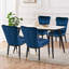 50cm H Tufted Upholstered Metal Upholstered Back Side Chair-471372718-502091317