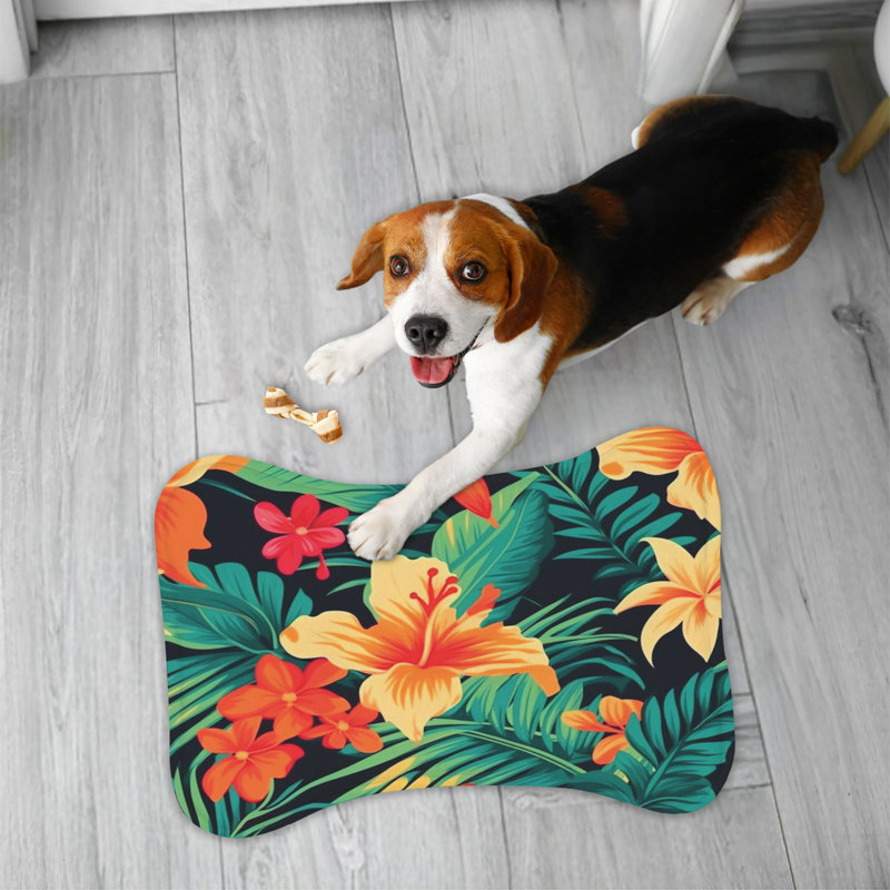 Tapis rétro Hawaiian Florals
