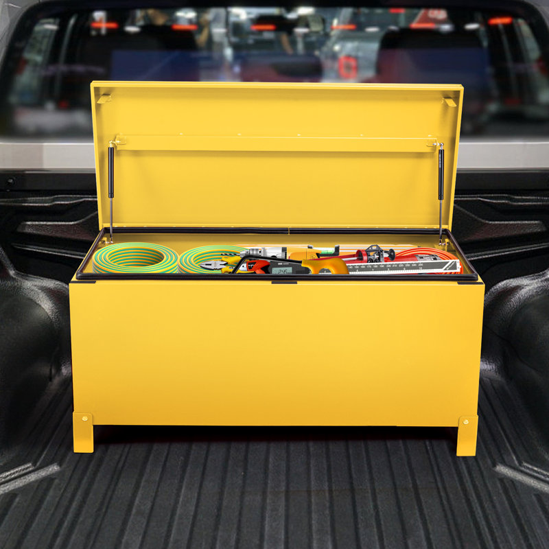 91cm W Aluminium Storage Rack, Yellow