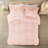 Twin/Twin Xl Shaggy Fur Comforter - Blush Magnificent Interior