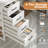 L-Shaped Computer Desk with Built-In Electrical Outlet-738277994