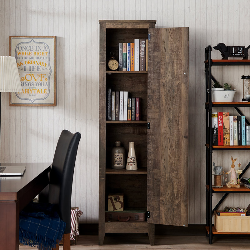 Crouch 1 -Door 4 -Shelf Storage Cabinet