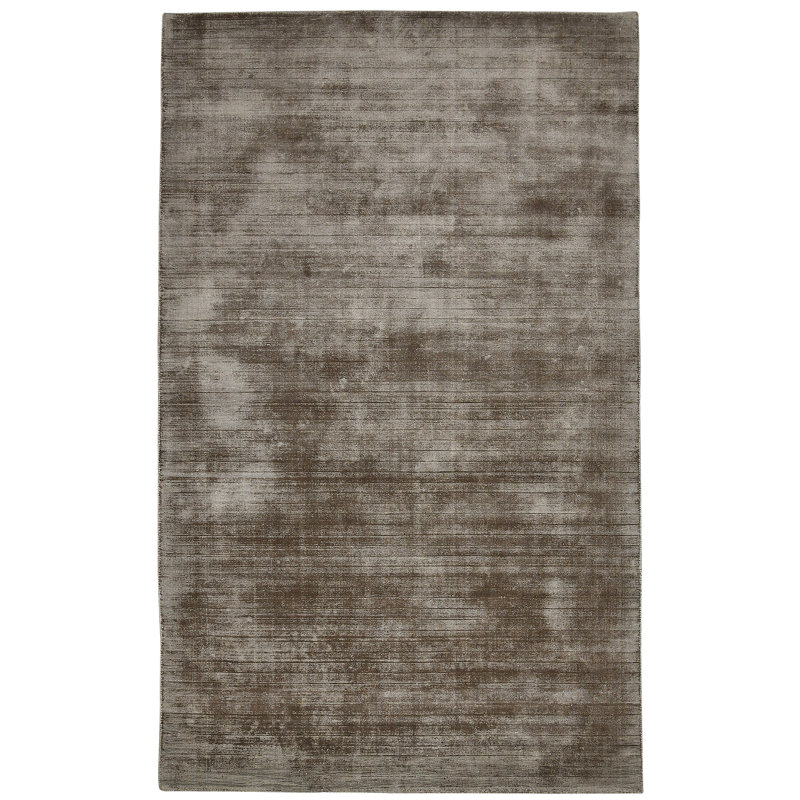 Tapis en viscose tissé à la main Affinity London, Rectangle 4 pi x 6 pi