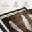 " Woodgrain White Feathers Canvas Print "