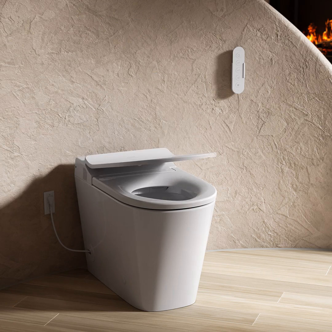Kohler Leap™ One-Piece Elongated Smart Toilet, Dual-Flush